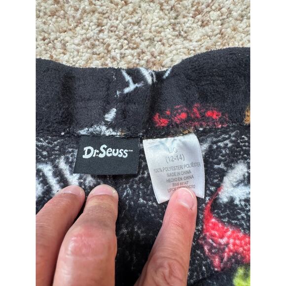 THE GRINCH Fleece Christmas PJ/Lounge pants; Snoopy & Snowflakes,Women's Large. - Picture 3 of 9